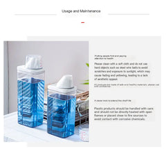 Transparent Detergent Container