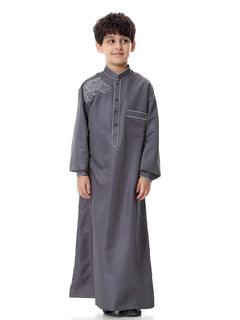 Muslim Youth Long Robe, Middle Eastern Arabic Outfit