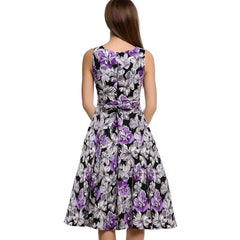 Vintage Floral Maxi Dress