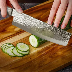 Damascan Kitchen Knife - German Craftsmanship, Compact