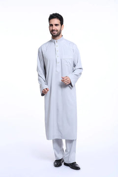 Men's Arab Middle Eastern Thobe Set TH805