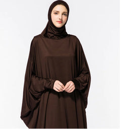 Arabic Muslim Women's Batwing Prayer Thobe Dress