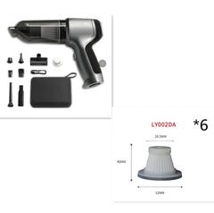 2-in-1 Cordless Car Vacuum & Air Pump