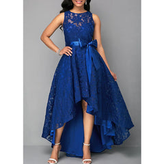 Vintage Lace Irregular Dress