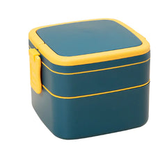 Portable Double-Layer Food Storage Container