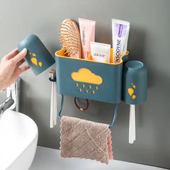 Bathroom Storage Rack and Kitchen Utensil Holder