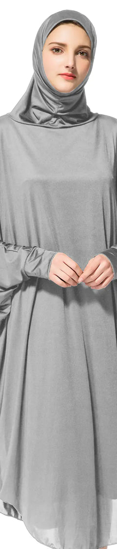 Arabic Muslim Women's Batwing Prayer Thobe Dress