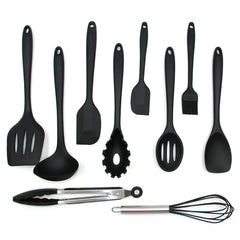 10-Piece Non-Stick Silicone Kitchen Utensil Set