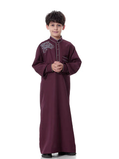 Muslim Youth Long Robe, Middle Eastern Arabic Outfit