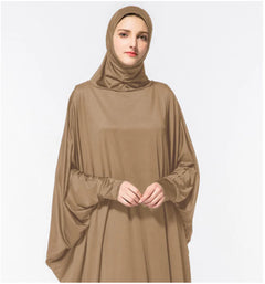 Arabic Muslim Women's Batwing Prayer Thobe Dress