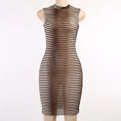 Micro Mini Dress Sheer See Through Dress