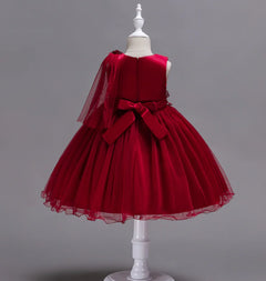 Bowknot Tulle Dress, Elegant Tulle Dress