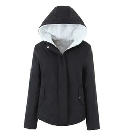 Women's Fleece Parka Dublin - Korean Style Winter Coat