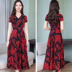 Vintage Sexy A-Line Dress with Flare Design