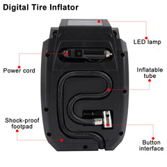 Smart Digital Tire Inflator Portable Air Pump
