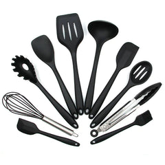 10-Piece Non-Stick Silicone Kitchen Utensil Set