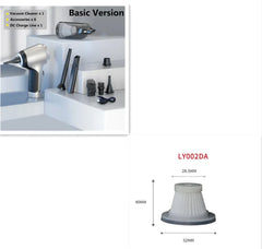 2-in-1 Cordless Car Vacuum & Air Pump