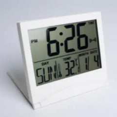 Foldable LCD Electronic Clock with Multi-Function Design