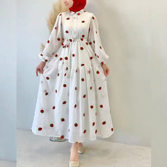 Middle East Muslim Long Sleeve Simple Dress Shirt