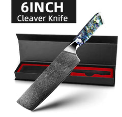 Supreme Sharp Damascus Japanese Kitchen Knife Set