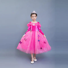Cinderella Long Sleeve Dress & Elsa Princess Dress