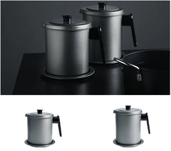 Creative Stainless Steel Oil Storage Pot with Filter
