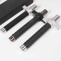 Collapsible Three-Section Steel Self-Defense Baton