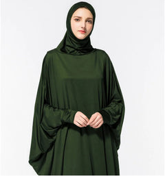 Arabic Muslim Women's Batwing Prayer Thobe Dress