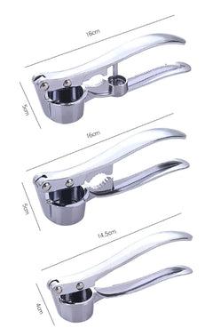 Stainless Steel Garlic Press Kitchen Tool