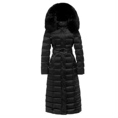 Luxury Women's Winter Coat with Fox Fur Collar