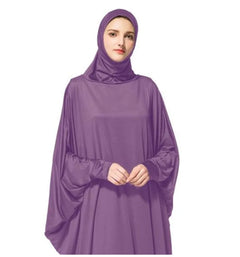 Arabic Muslim Women's Batwing Prayer Thobe Dress