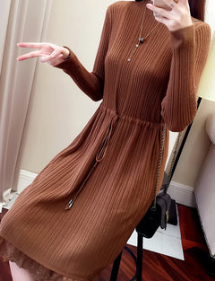 Knit Dress, Sweater Dress, Layering Dress