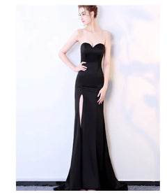 Slit Dress, Slit Maxi Dress, Spaghetti Strap Dress