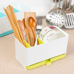 Kitchen Utensil Organizer with Chopstick Holder