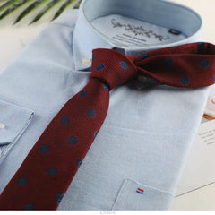 Stylish Korean Narrow Striped Tie for Men (Custom)