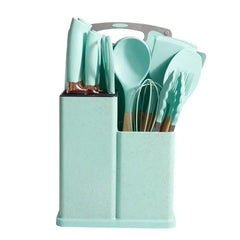 19-Piece Non-Stick Silicone Kitchen Utensil Set