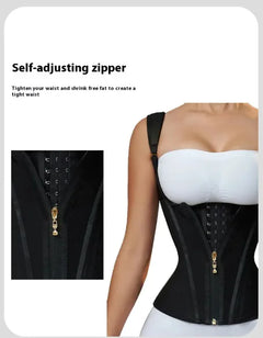 Body Shaping Zipper Top