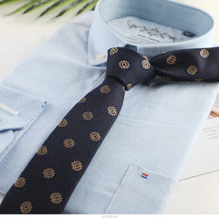 Stylish Korean Narrow Striped Tie for Men (Custom)