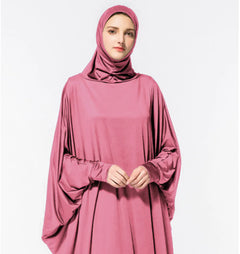 Arabic Muslim Women's Batwing Prayer Thobe Dress