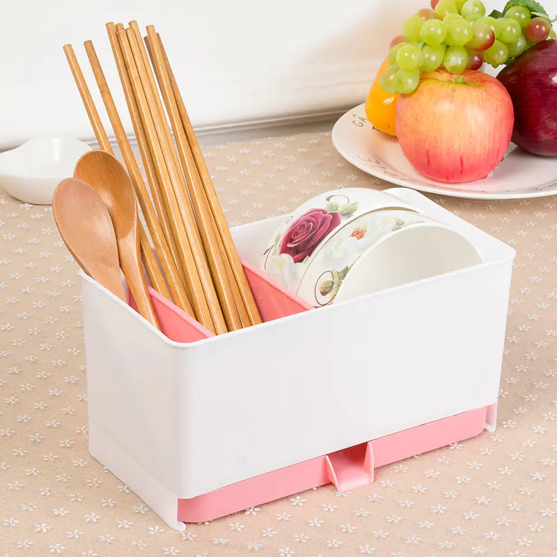 Kitchen Utensil Organizer with Chopstick Holder