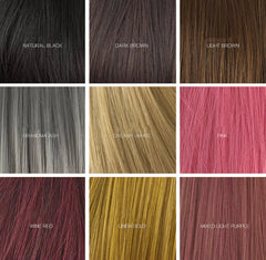 African Black Woman's Long Wavy Middle Part Wig