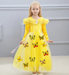 Cinderella Long Sleeve Dress & Elsa Princess Dress