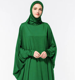 Arabic Muslim Women's Batwing Prayer Thobe Dress