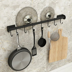 Stainless Steel Wall-Mounted Kitchen Utensil Rack