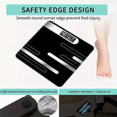 Smart Rechargeable Tempered Glass Body Scale