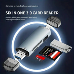 USB3.0 Type-C Multi-Function Card Reader for Devices