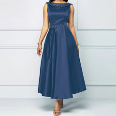 Vintage Elegant Sleeveless Dress