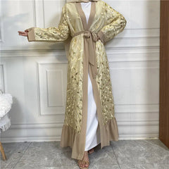 Middle Eastern Lace Cardigan for Fashion Enthusiasts