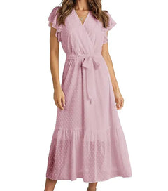 French Vintage Dress - Elegant Summer Fashion for Women