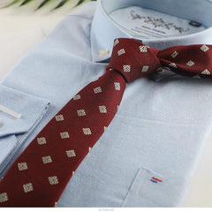 Stylish Korean Narrow Striped Tie for Men (Custom)